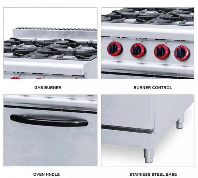 Горячая газовая плита ряда газа горелки китайца 4 кухонного прибора продажи с oven-JUS-RQ-4