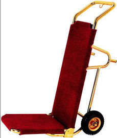 Покрынная титаном вагонетка багажа с резиновым колесом, 460*560*1180mm