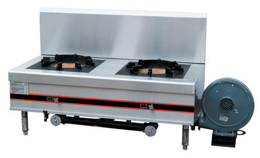 нержавеющая горелка ряда 2 бака штока газа 96KW для коммерчески кухни DS-PRB-1470