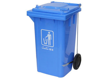 Нога - сторона педали - размер 60Л 100Л 120Л 240Л мусорной корзины охраны окружающей среды мусорного ведра колеса пластиковый