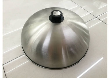 Крышка нержавеющей стали крышки купола серебра Φ36КМ круглая для тележки грелки плиты