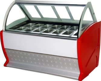 Витрина замораживателя холодильника энергосберегающего мороженного коммерчески