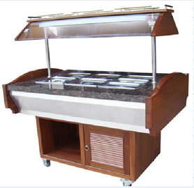 Оборудование шведского стола шведского стола салата коммерчески с мраморным каменным основанием NN-SB 1400