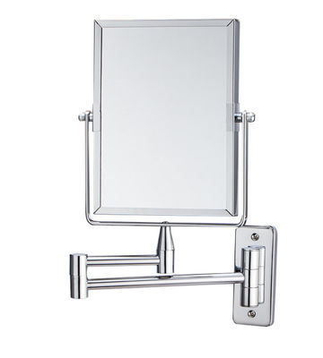 Складной установленный стеной объектив зеркала тщеты HD Bathroom прямоугольника алюминиевый двухсторонний