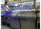 Коммерчески холодильник приготовления уроков пиццы с освещением Рэй охладителя Ундеркунтер воздушного охлаждения 2 дверей голубым