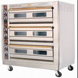 роскошная электрическая печь выпечки 27KW/3~380V для магазина хлеба, 1655x770x1540mm