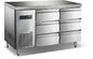 Энергосберегающий нержавеющий морозильник 400L ящика Под-Счетчика для замороженных продуктов