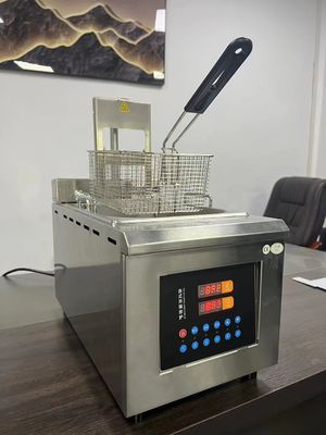 Многофункциональная нержавеющая сталь Deep Fryer Автоматическое подъемное масло Frying Machine Горшок для куриных кусочков Французские картофельные картофели рыба