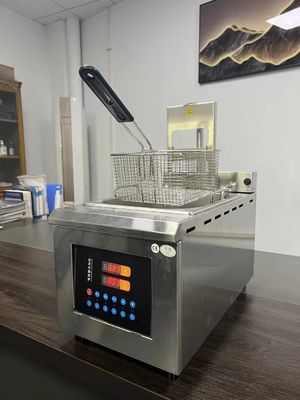 Многофункциональная нержавеющая сталь Deep Fryer Автоматическое подъемное масло Frying Machine Горшок для куриных кусочков Французские картофельные картофели рыба