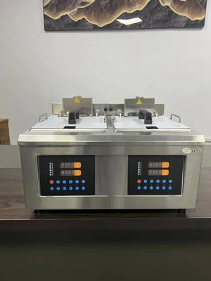 Многофункциональная нержавеющая сталь Deep Fryer Автоматическое подъемное масло Frying Machine Горшок для куриных кусочков Французские картофельные картофели рыба